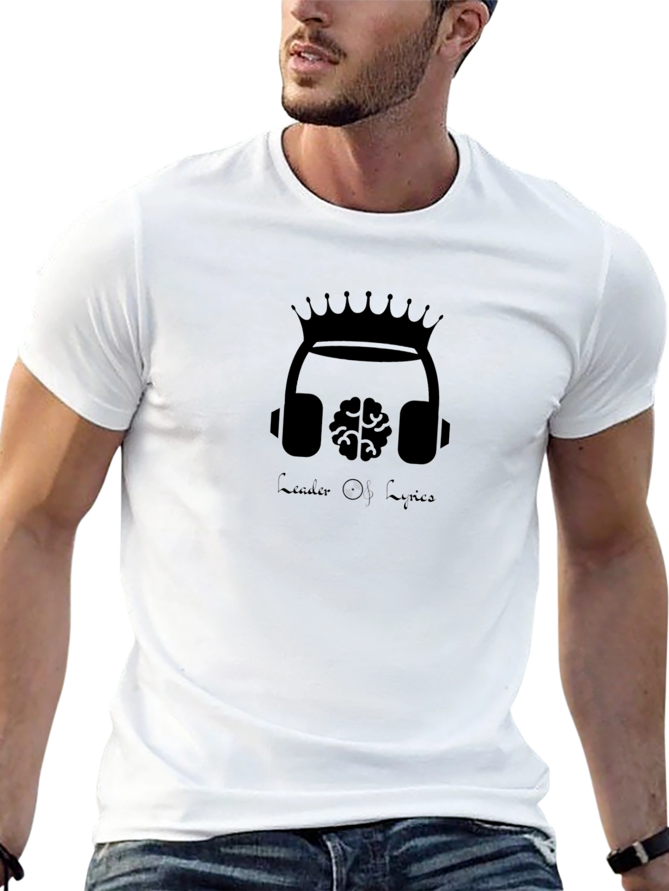 Leader of Lyrics Black T-Shirt