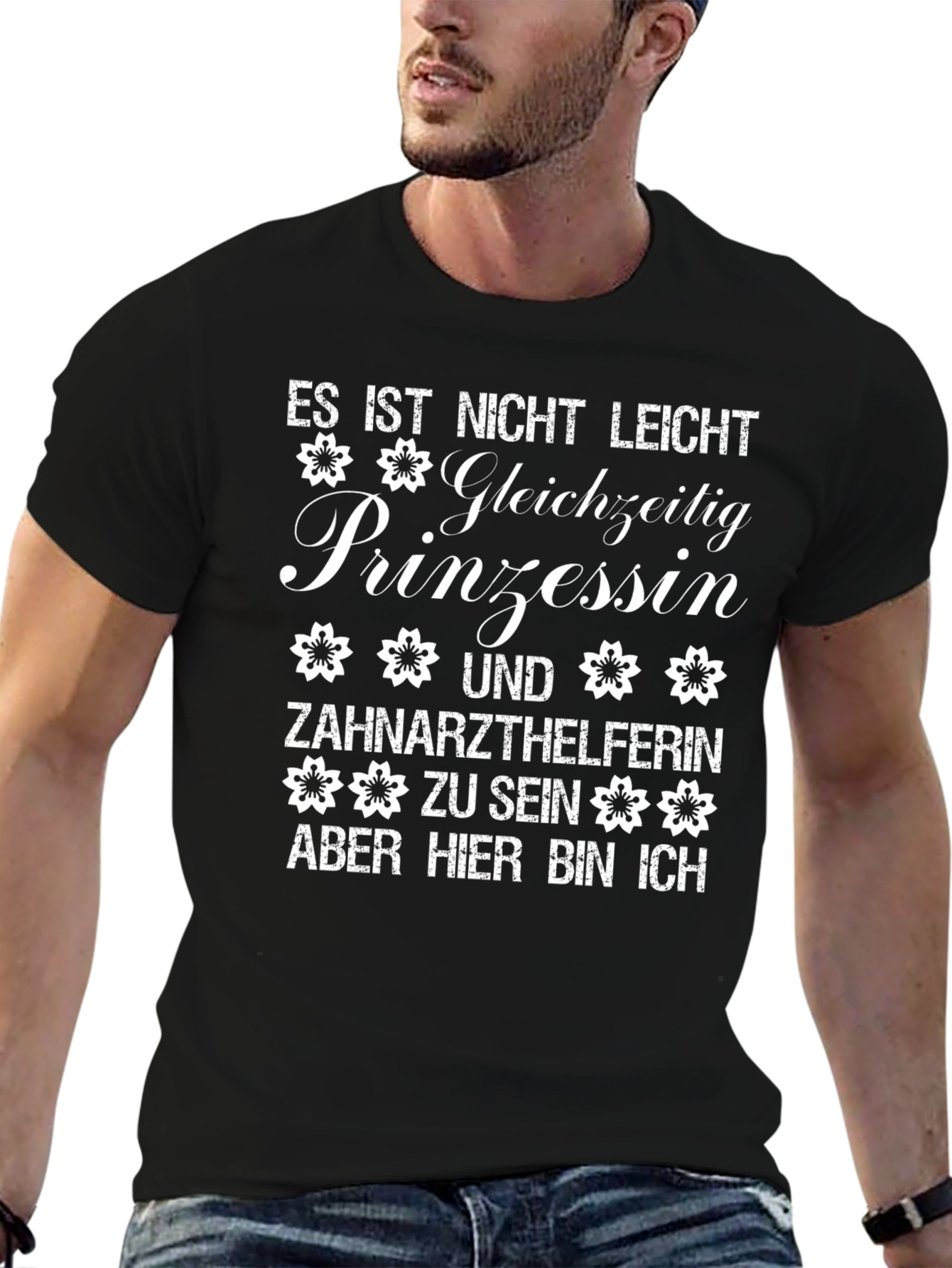 Princess Dentist Assistant T-Shirt - Funny German Tee