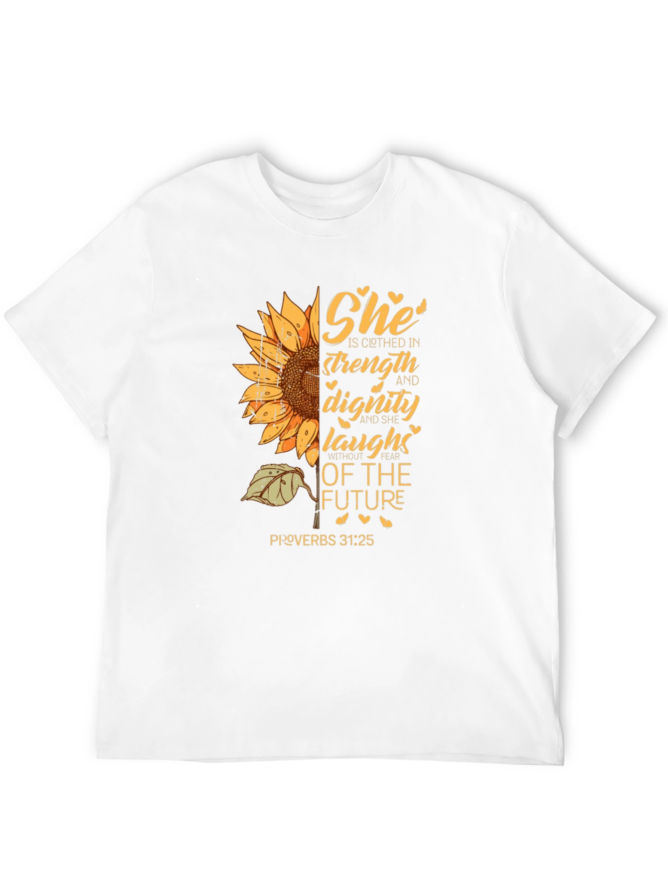 She is Clothed in Strength T-Shirt