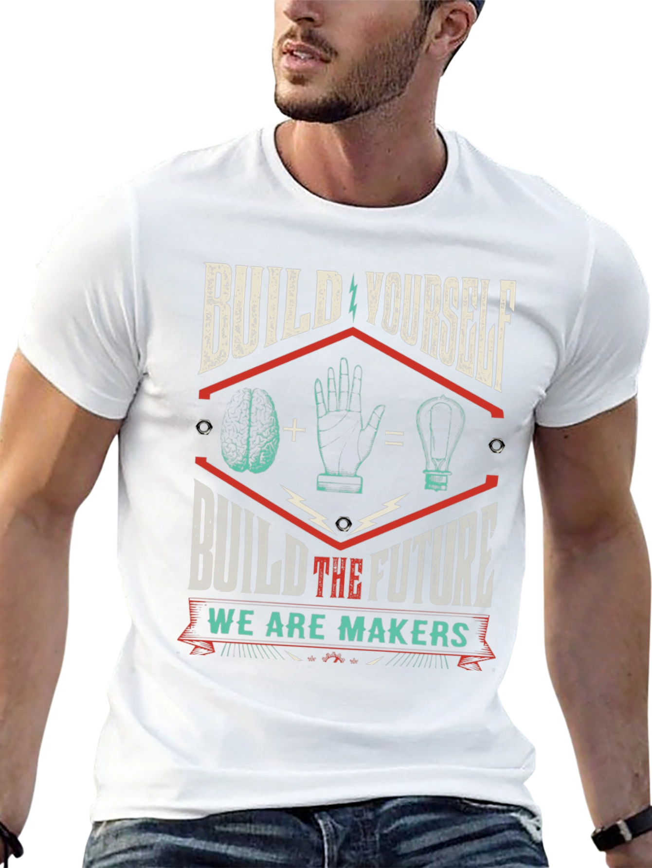 Build Yourself T-Shirt - Maker Design