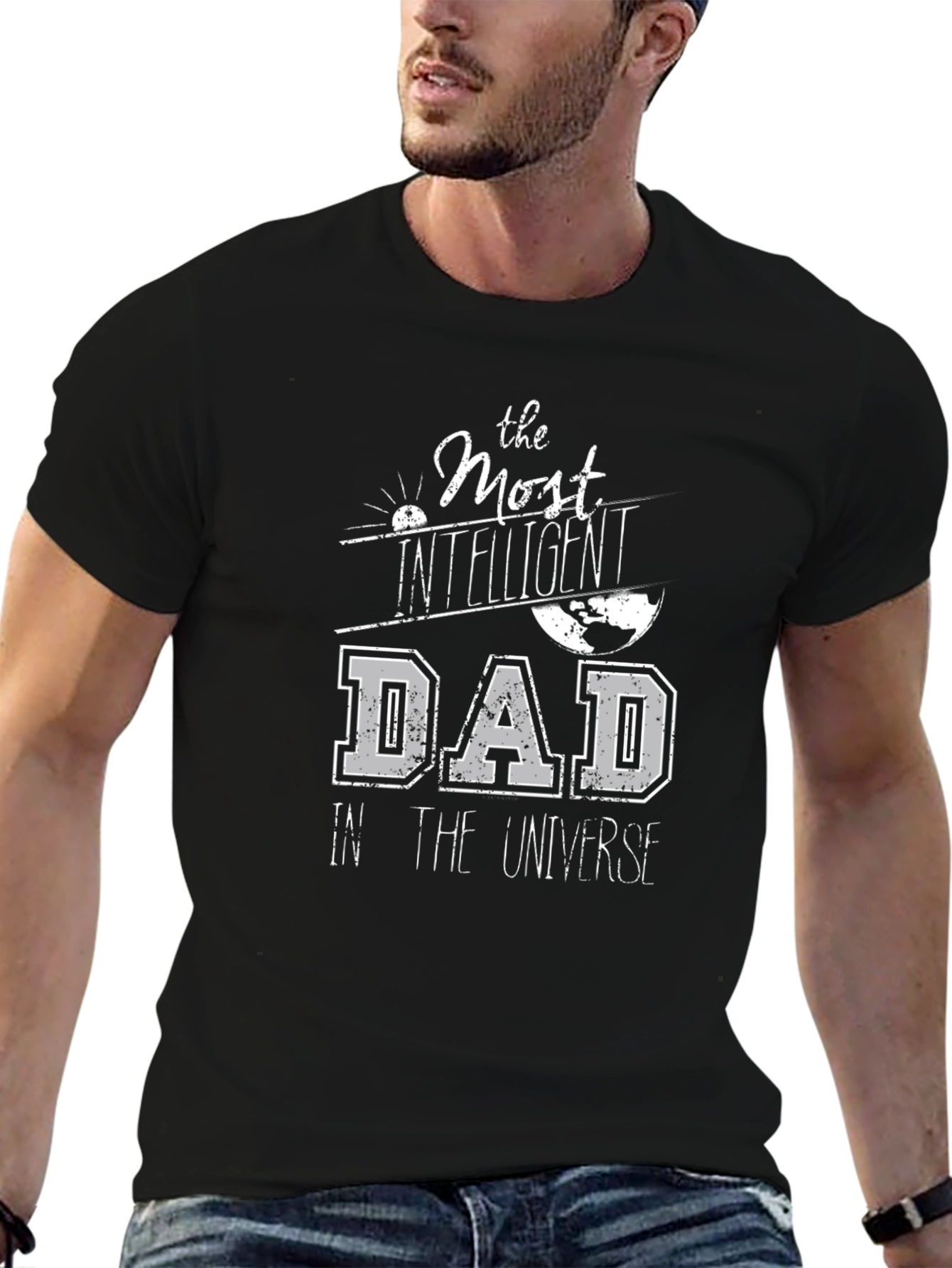 Intelligent Dad T-Shirt - Funny Fathers Day Gift
