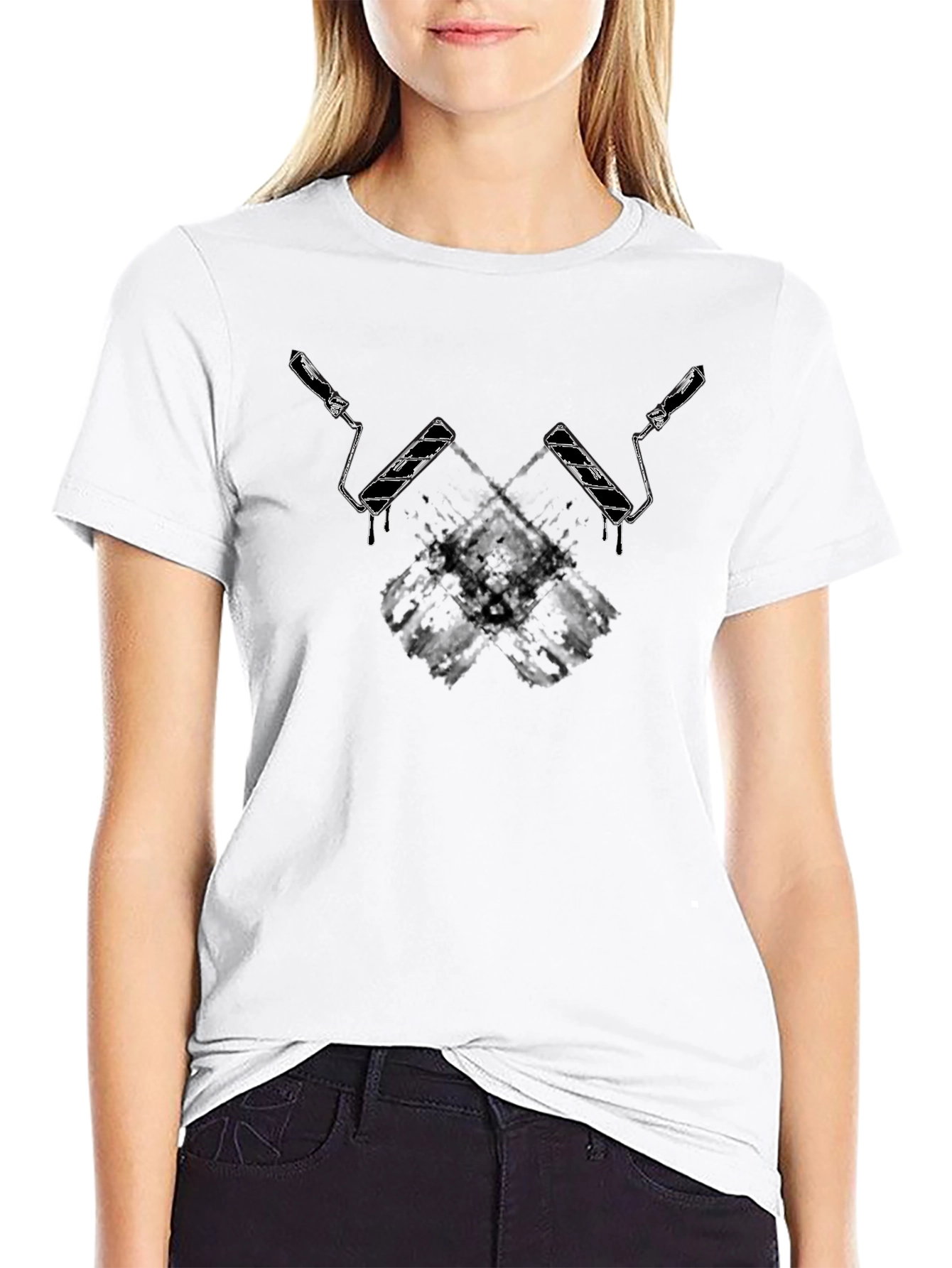 Roller Grunge Graphic T-Shirt - Cool & Unique
