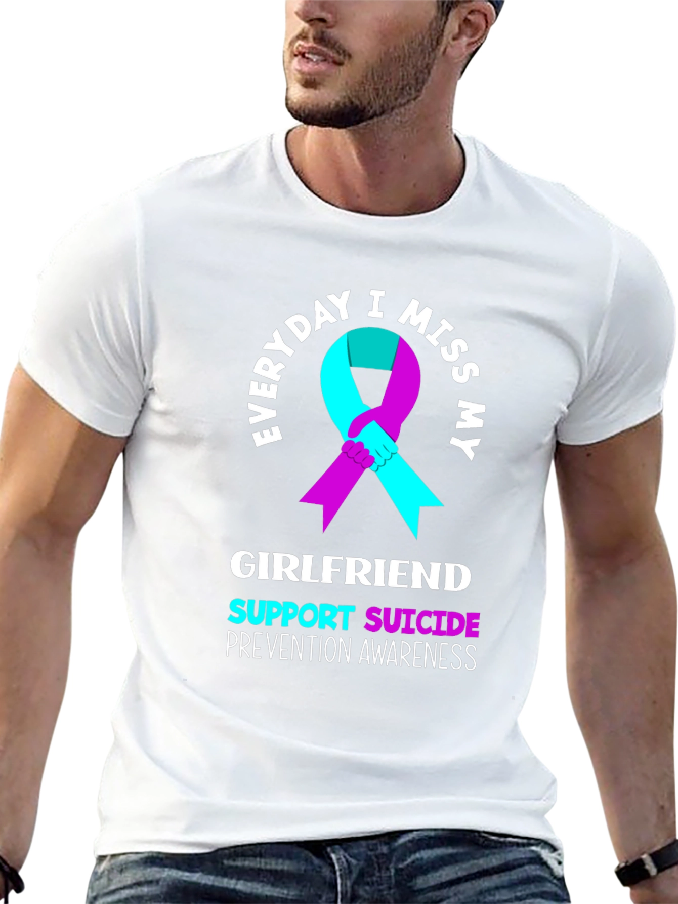 Everyday I Miss My Girlfriend Suicide Awareness T-Shirt