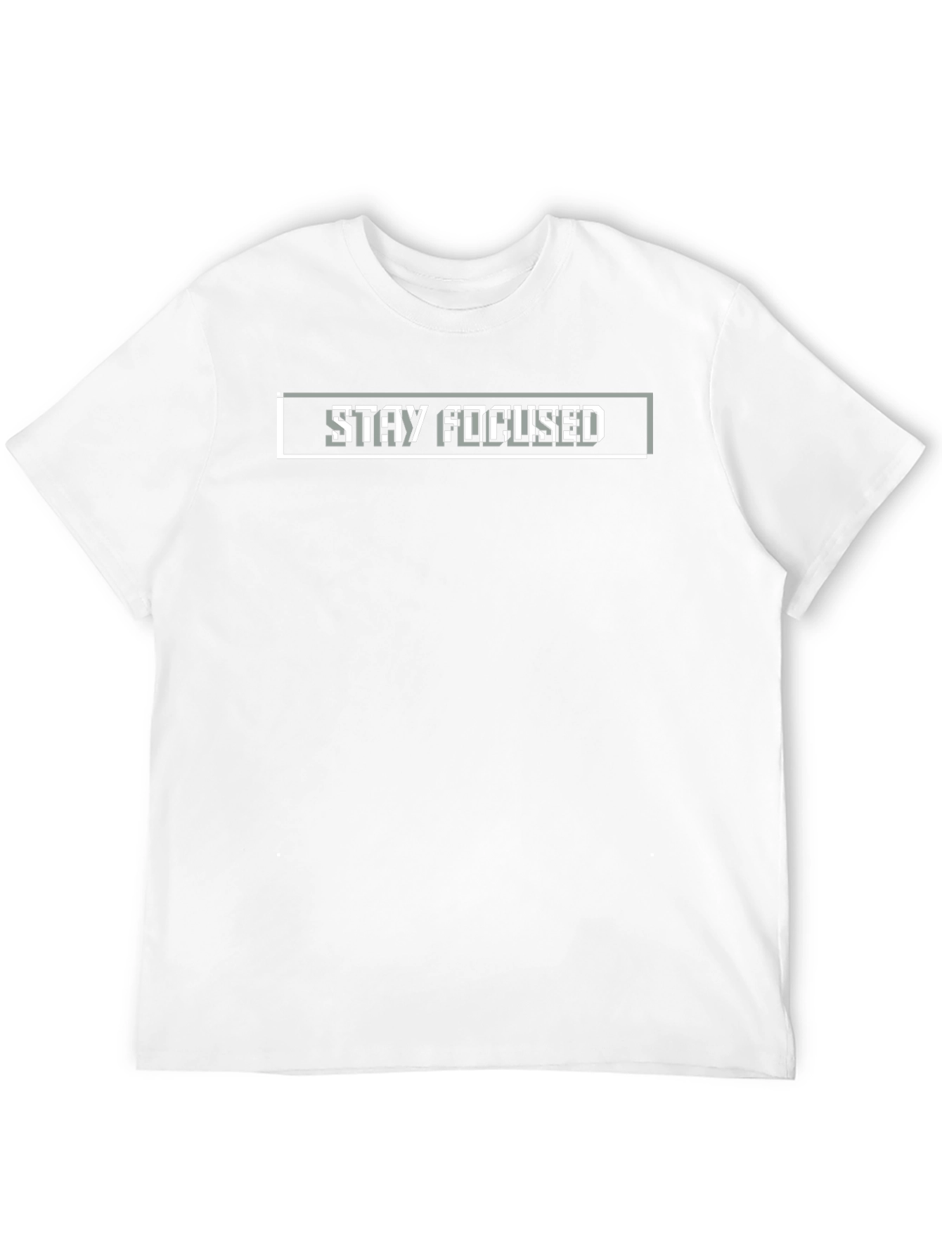 Stay Focused T-Shirt - Pixel Style Motivation