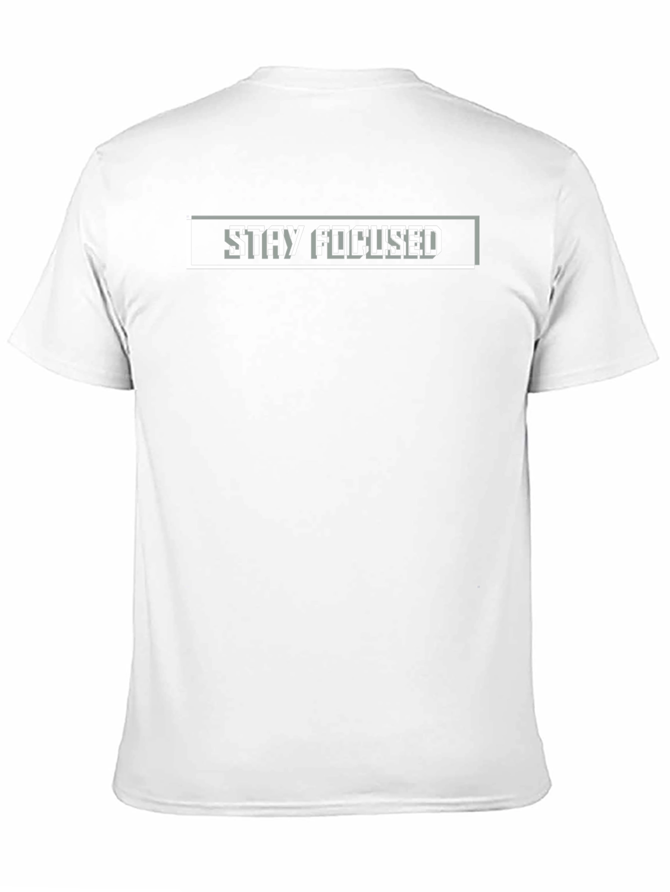 Stay Focused T-Shirt - Pixel Style Motivation