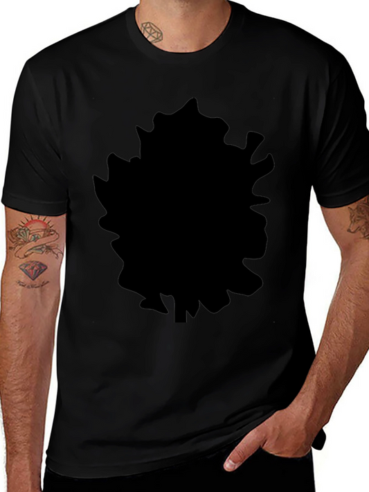 Mens Black Crew Neck Short Sleeve T-Shirt