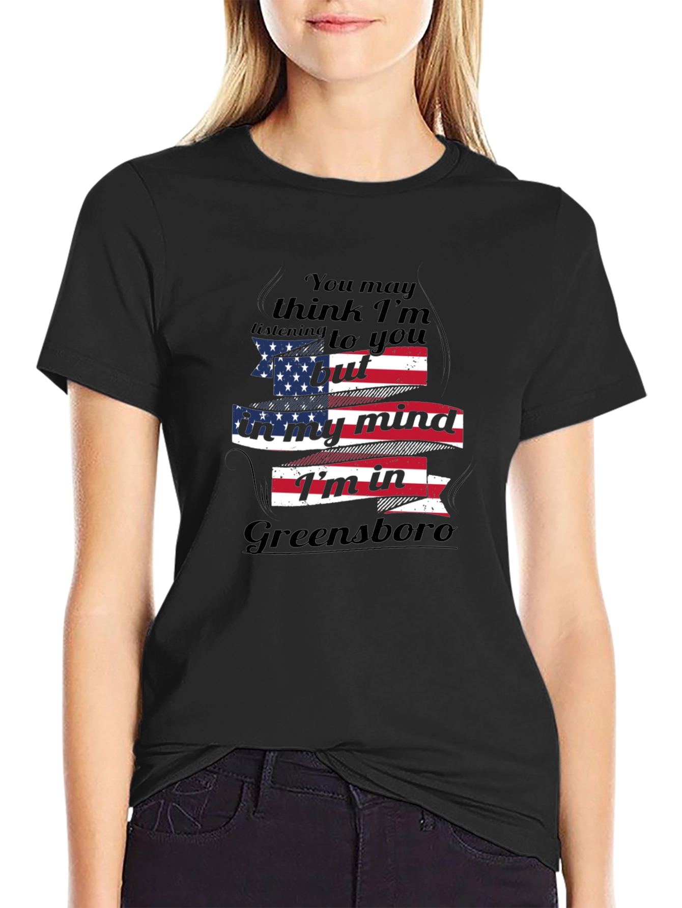 Greensboro Mind T-Shirt - Patriotic Graphic Tee
