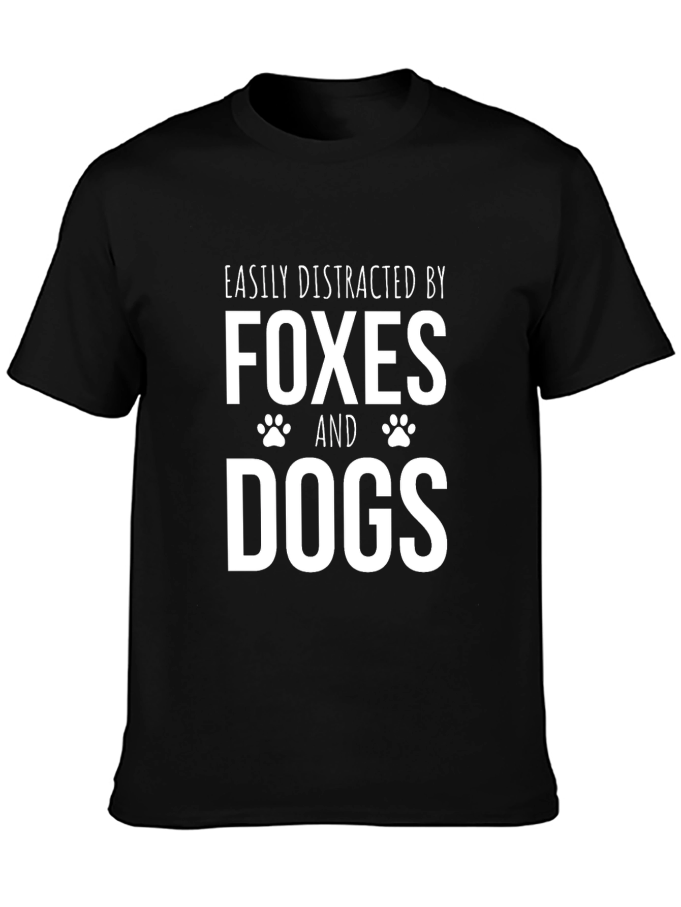 Easily Distracted By Foxes And Dogs T-Shirt
