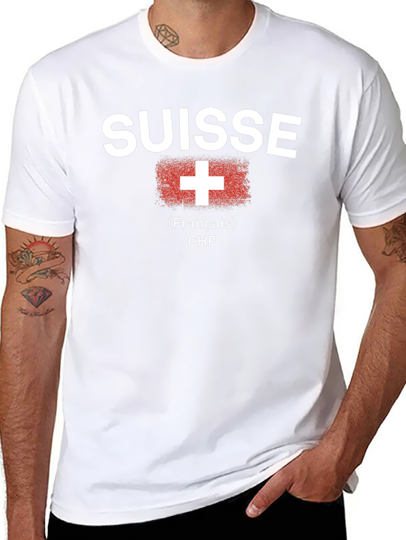 Suisse Flag Graphic Tee - Swiss Pride T-Shirt
