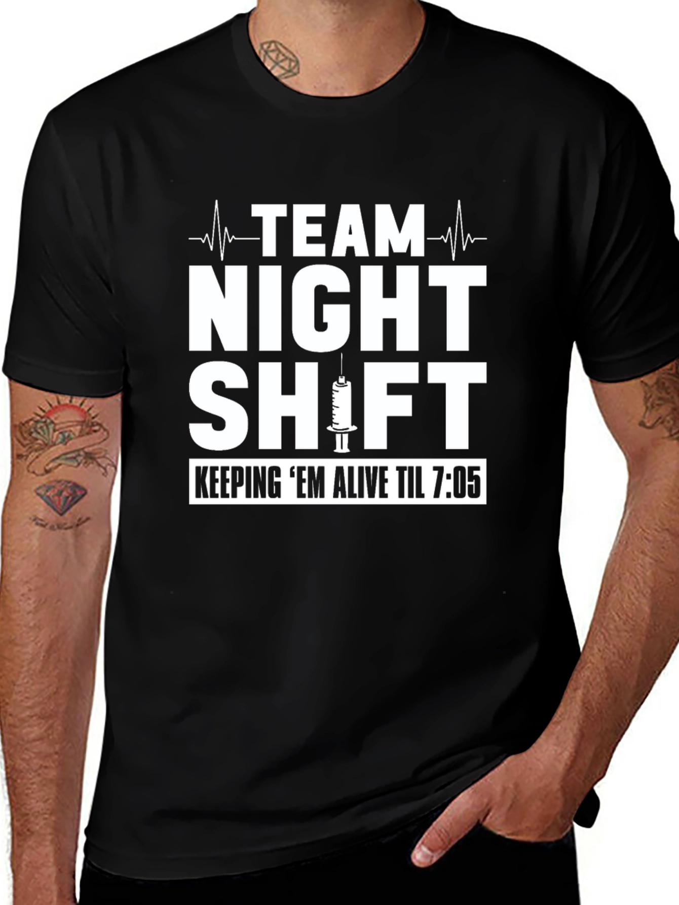 Night Shift Nurse T-Shirt - Keep Em Alive!
