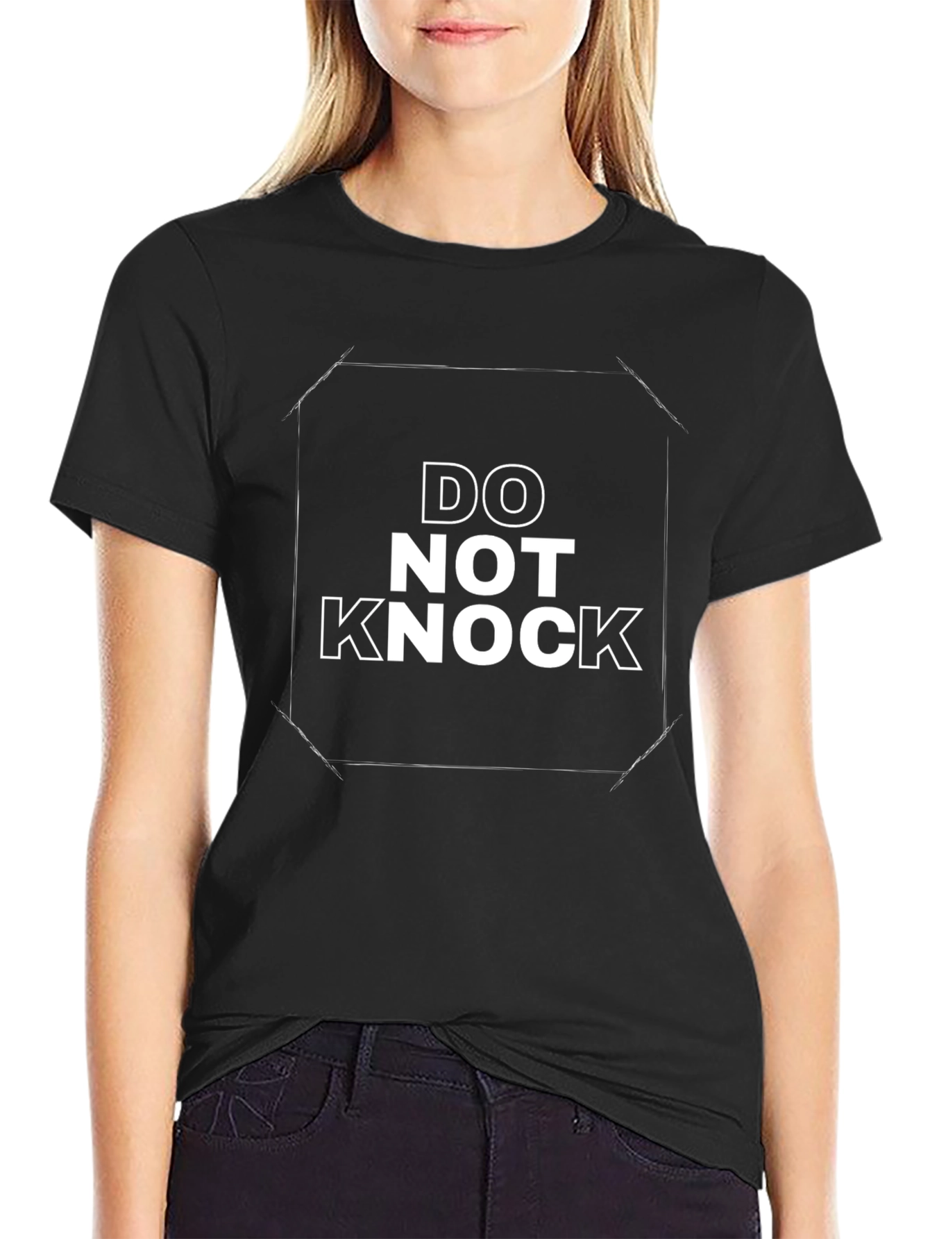 Do Not Knock Graphic Tee - Bold Statement Shirt