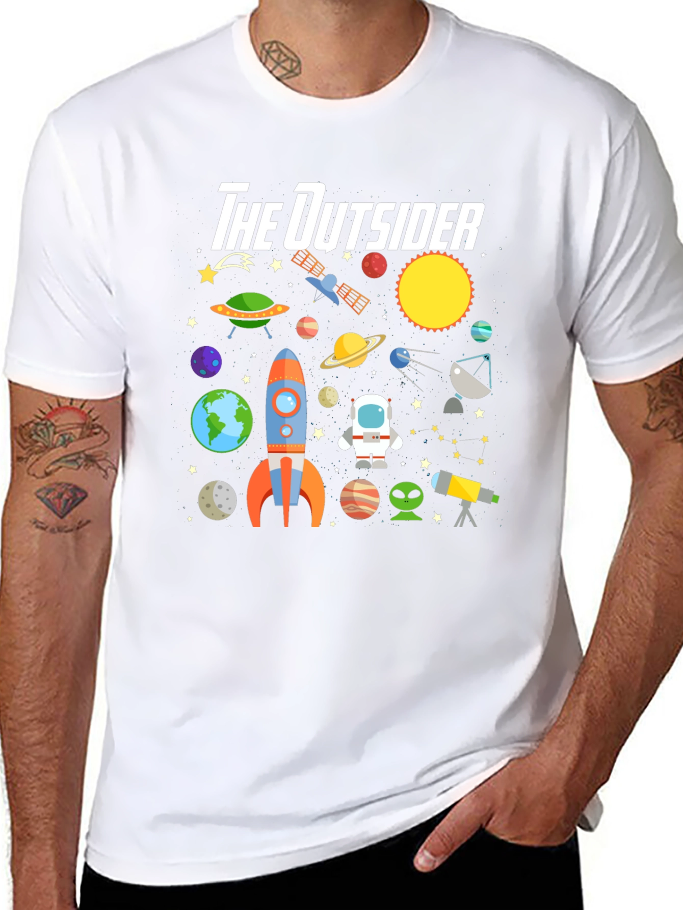 The Outsider Space Graphic T-Shirt