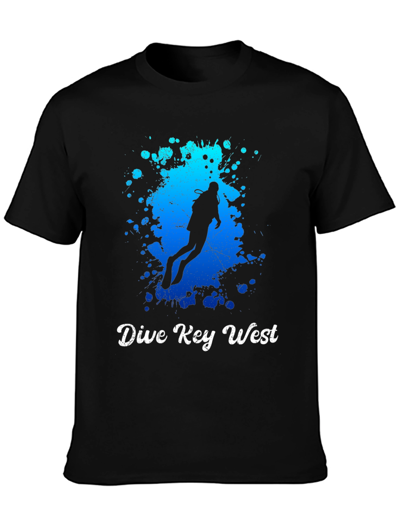 Dive Key West T-Shirt - Scuba Diver Graphic
