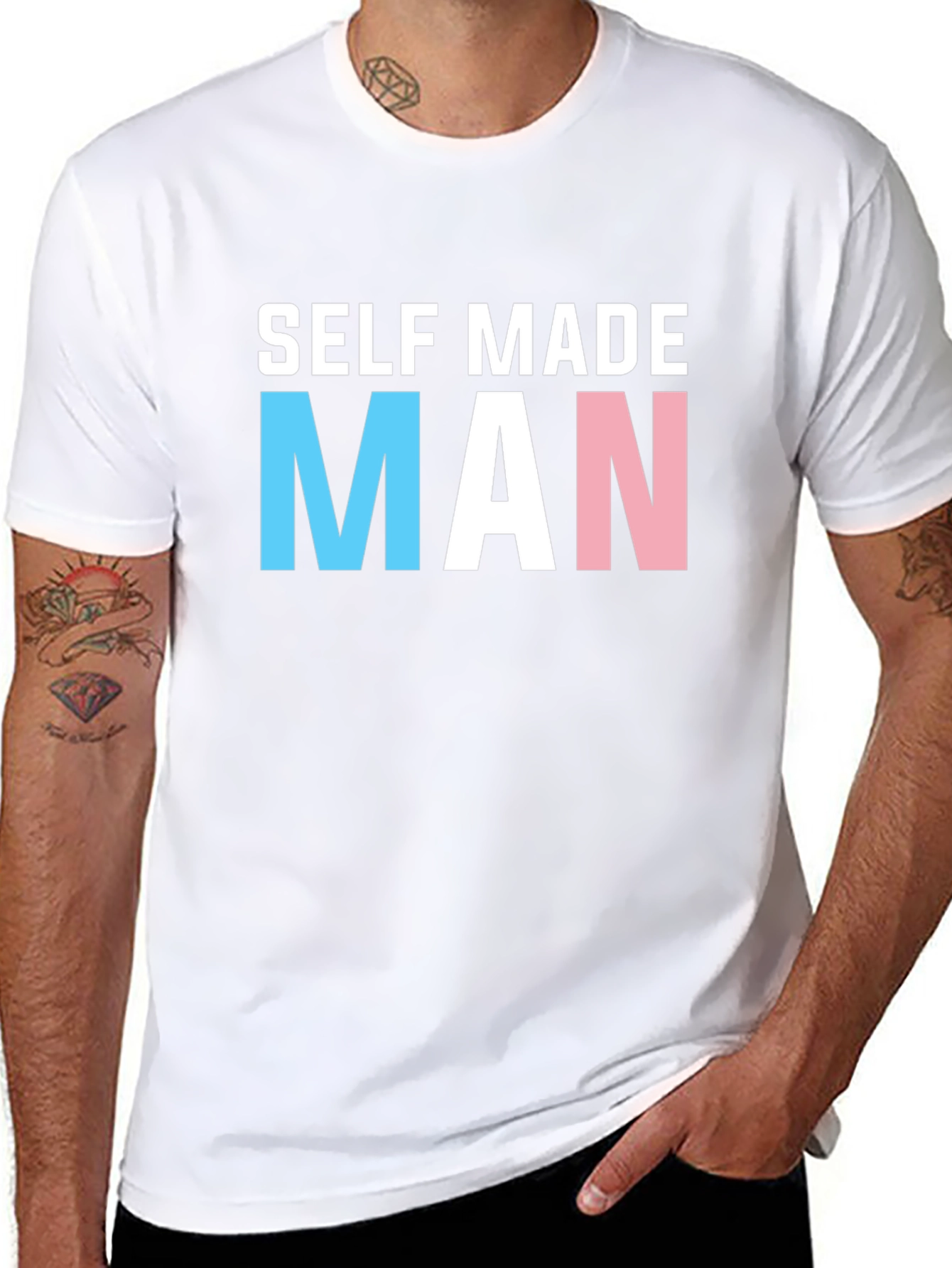 Self Made Man Transgender Pride T-Shirt