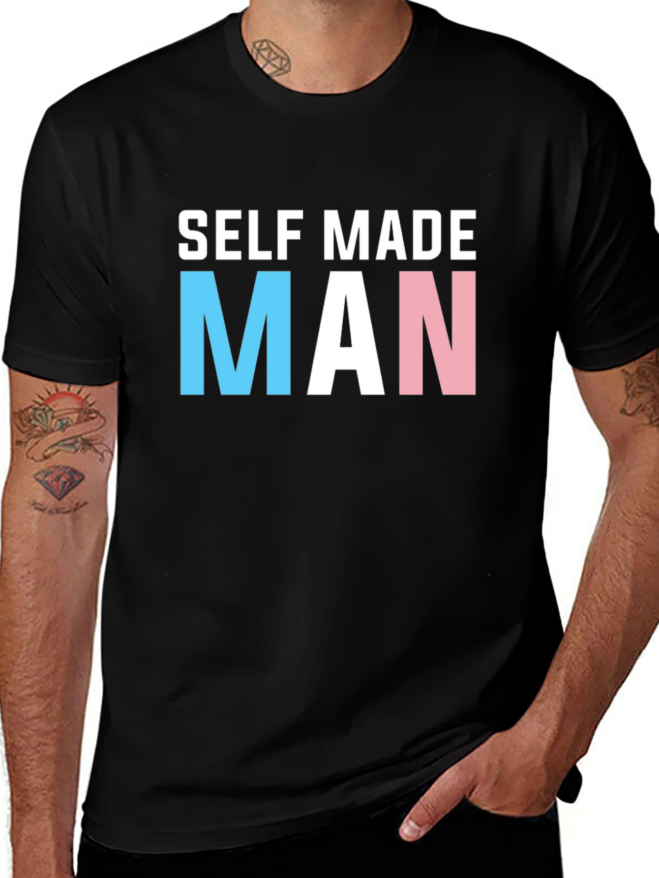 Self Made Man Transgender Pride T-Shirt