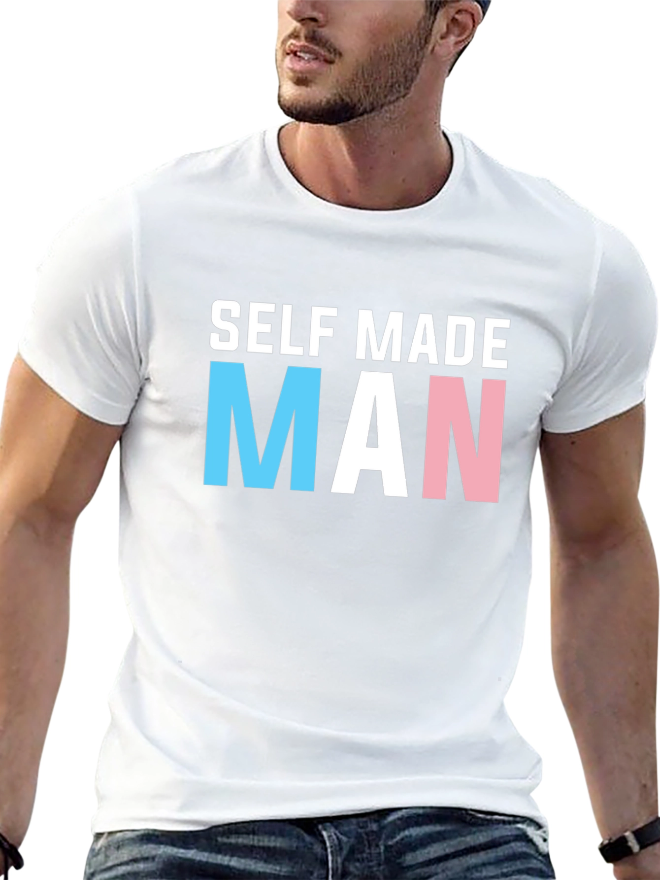 Self Made Man Transgender Pride T-Shirt