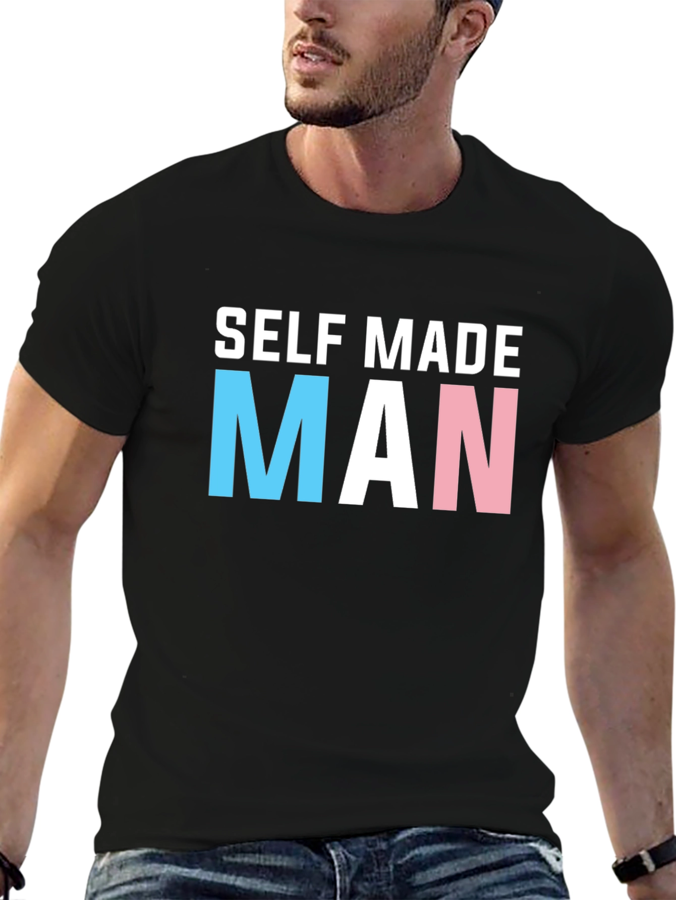 Self Made Man Transgender Pride T-Shirt