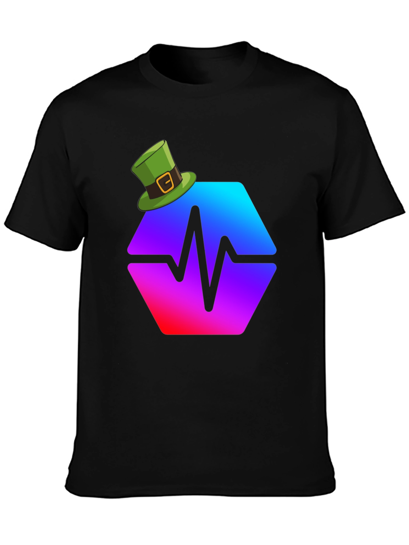 St. Patricks Day Pulse Hex T-Shirt