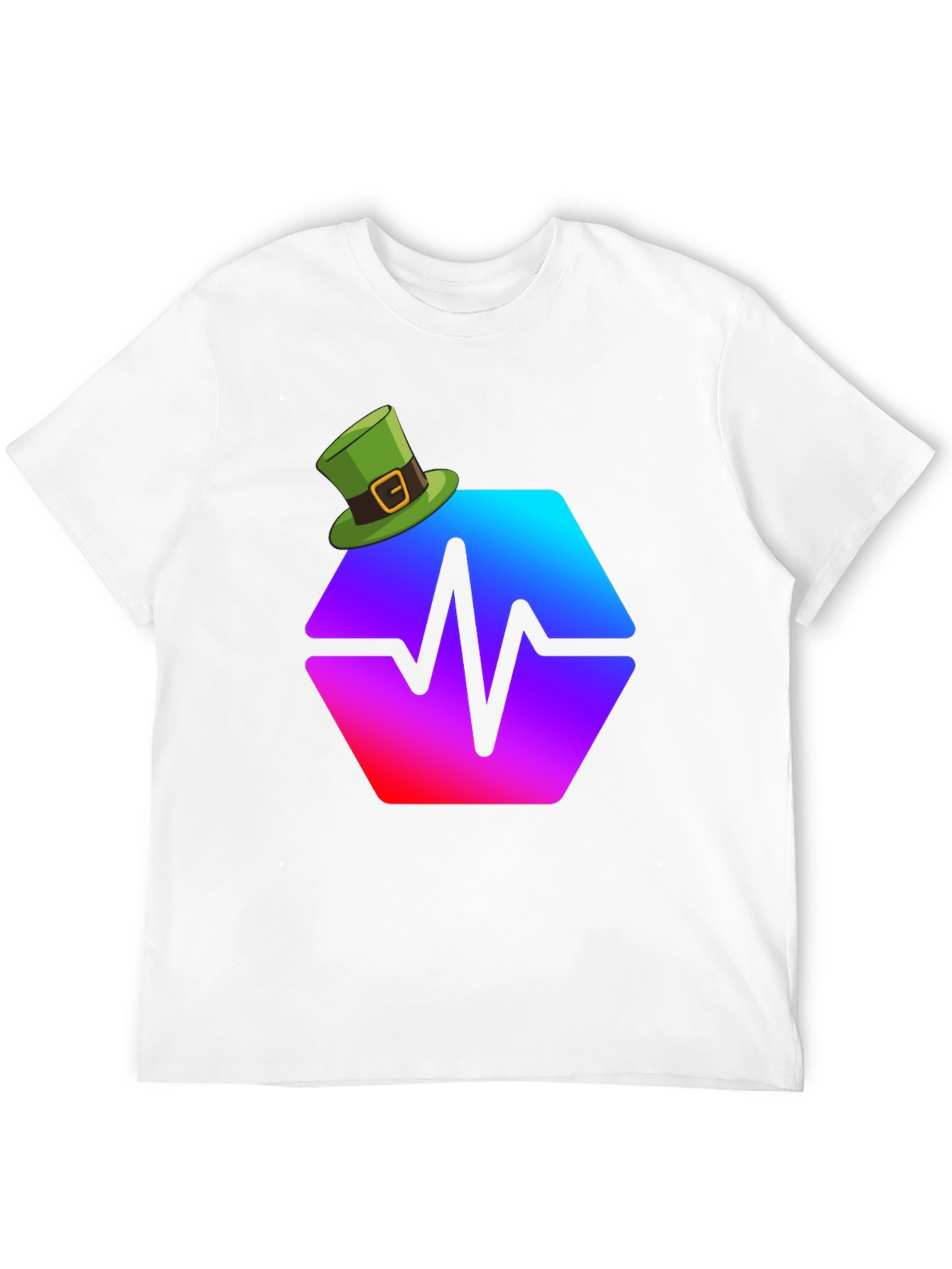 St. Patricks Day Pulse Hex T-Shirt