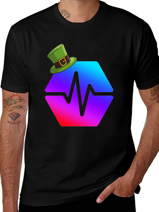 St. Patricks Day Pulse Hex T-Shirt