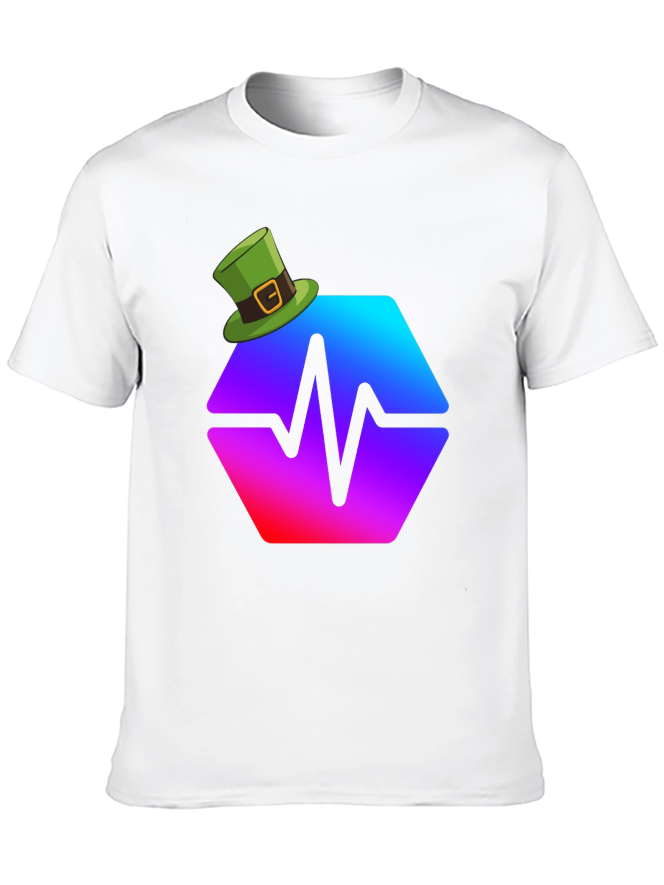 St. Patricks Day Pulse Hex T-Shirt