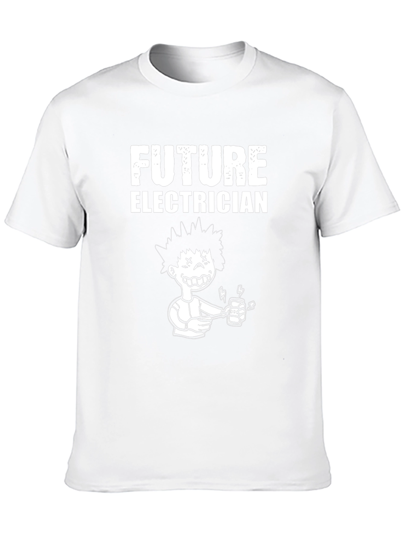 Future Electrician T-Shirt - Funny Cartoon Design