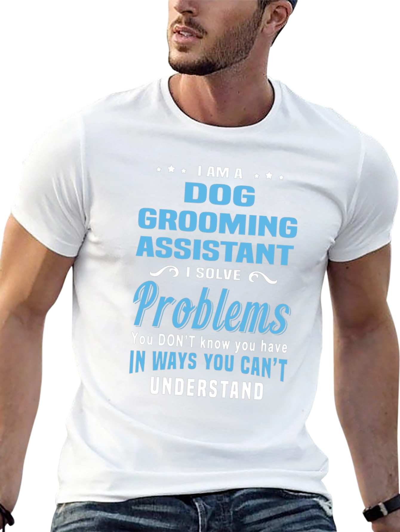 Dog Grooming Assistant T-Shirt: I Solve Problems