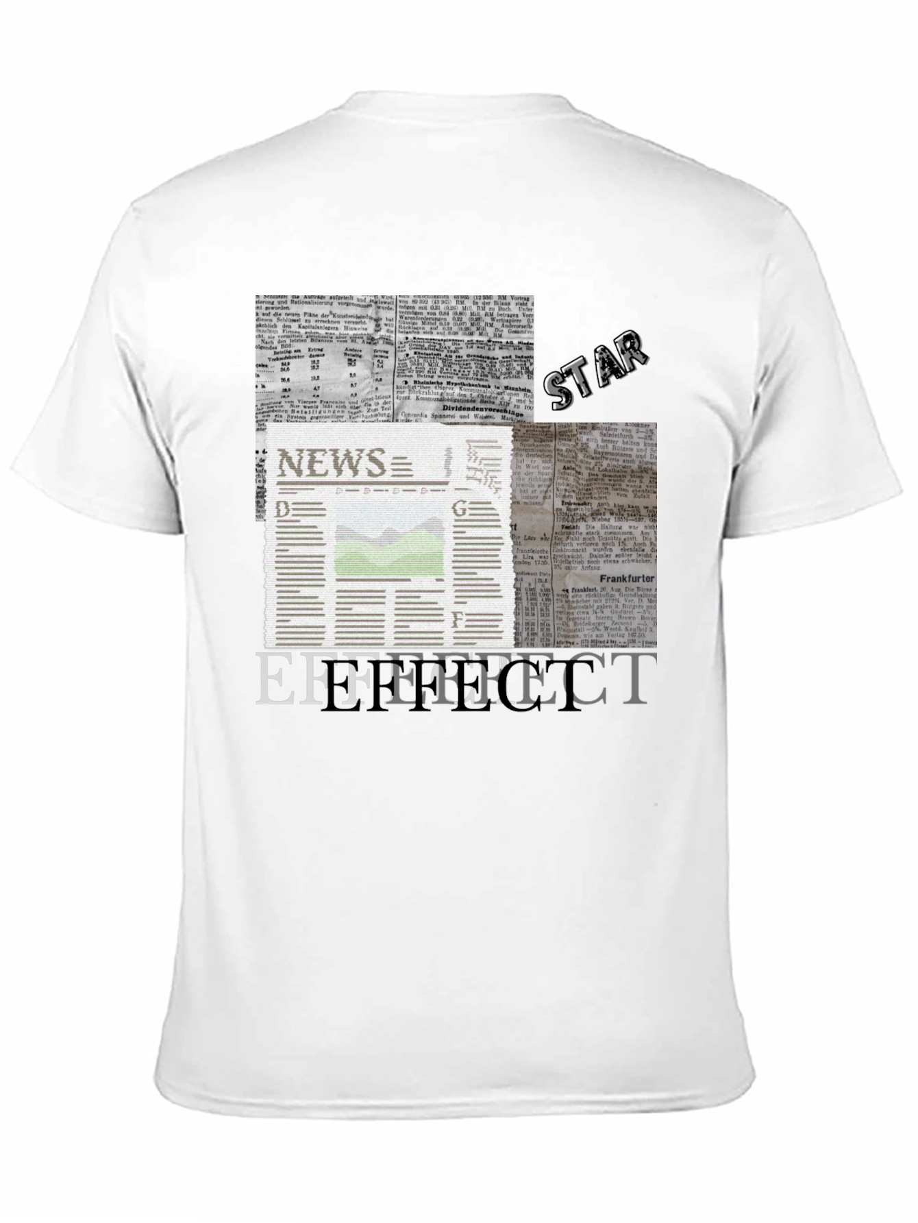 News Effect Black T-Shirt