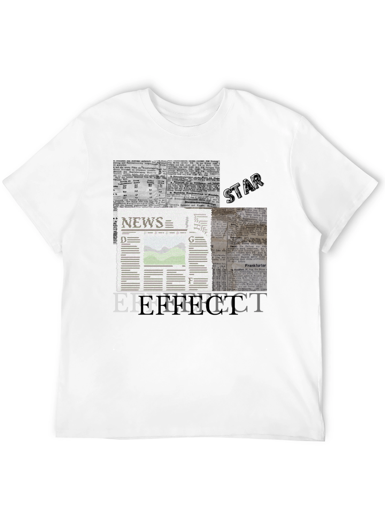 News Effect Black T-Shirt
