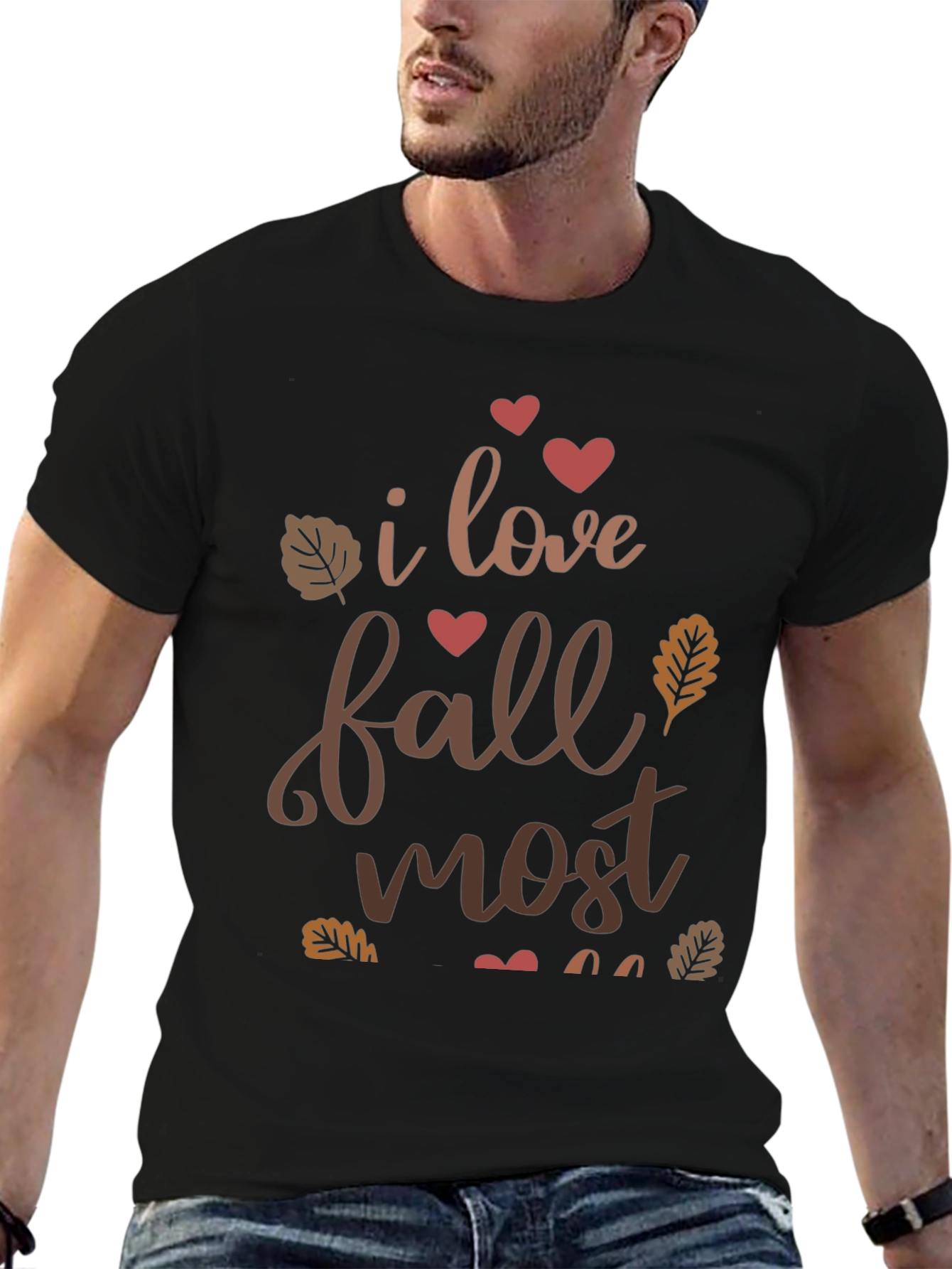 I Love Fall Most T-Shirt