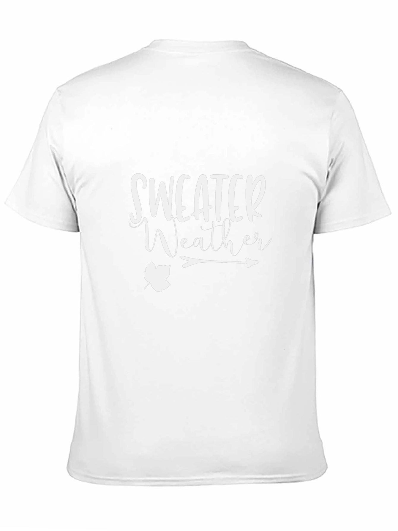 Sweater Weather Graphic Tee - Black