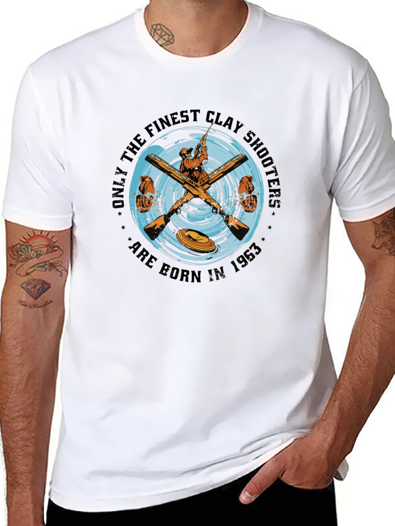 Finest Clay Shooters 1963 Black Graphic Tee