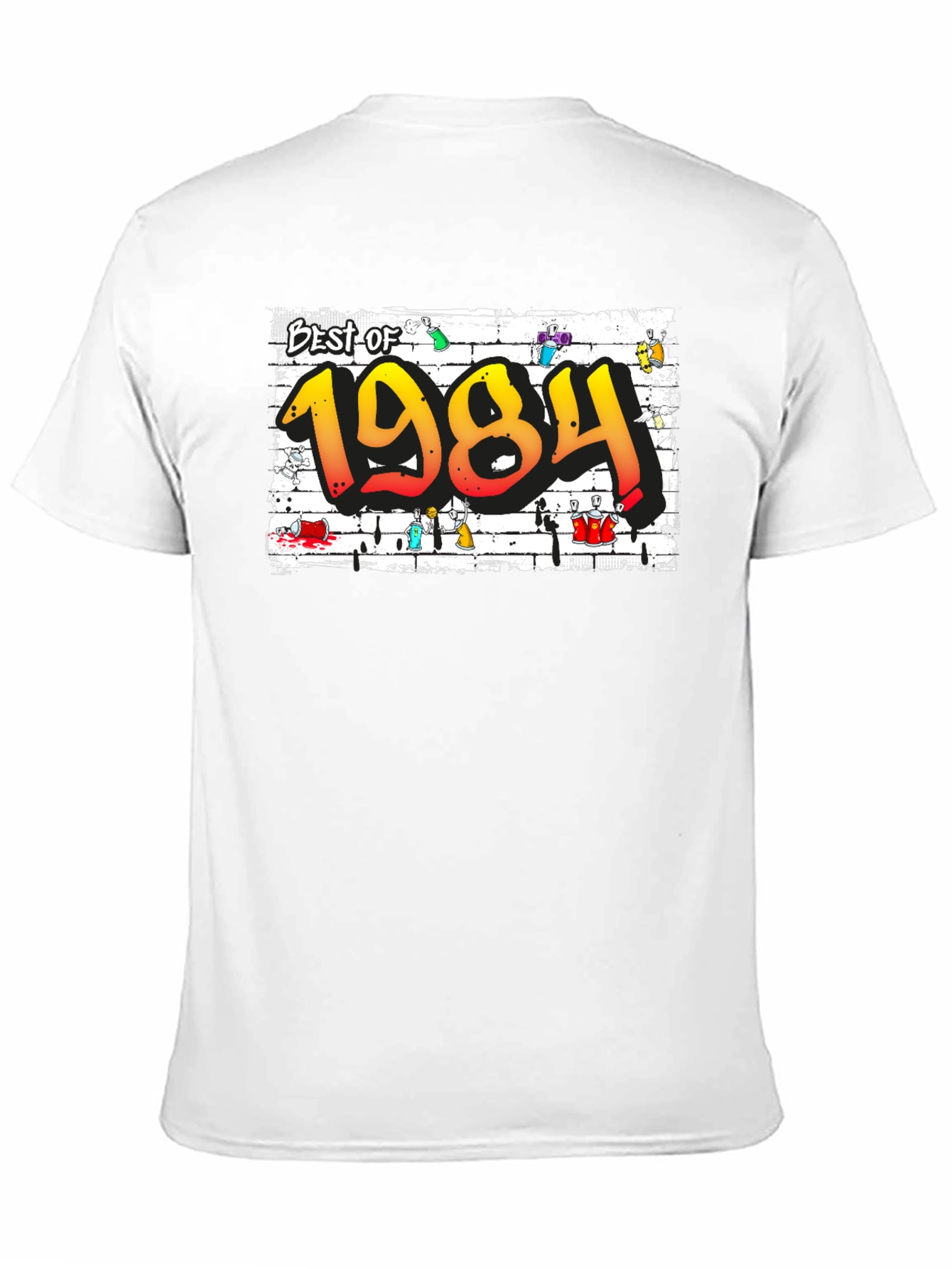 Best of 1984 Graffiti Graphic T-Shirt