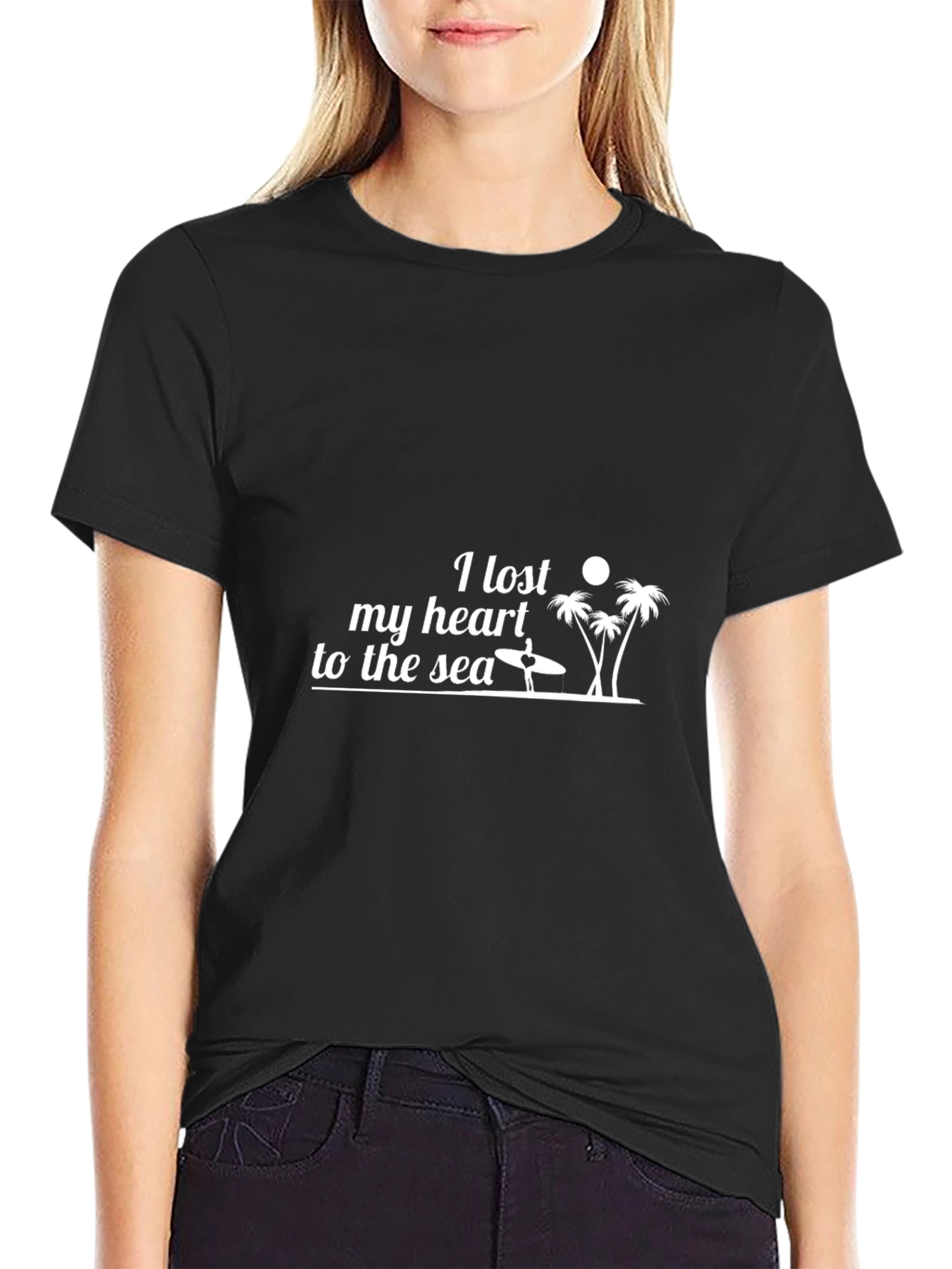Lost Heart Sea Graphic Tee - Black