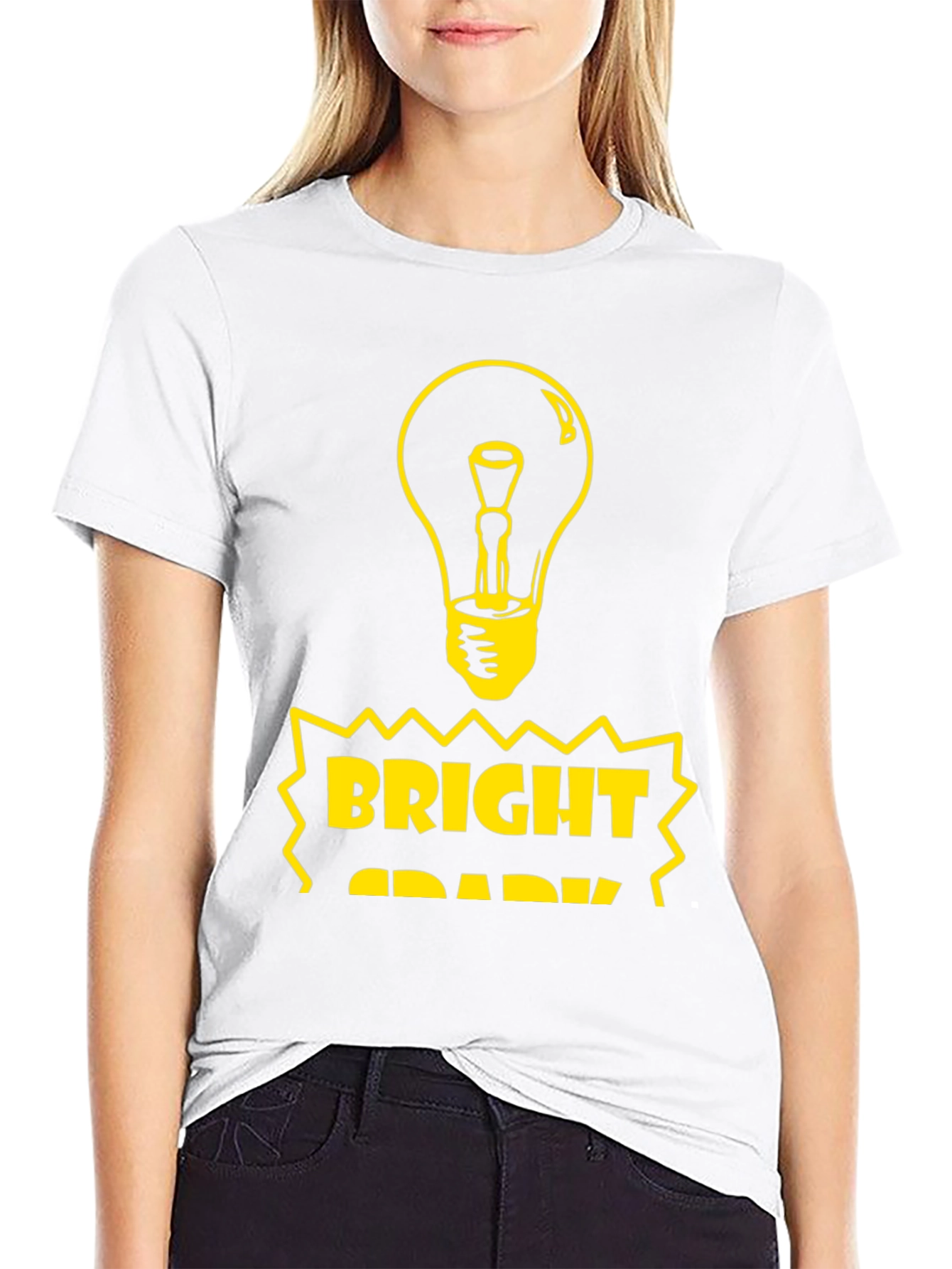Bright Spark Graphic Tee - Black