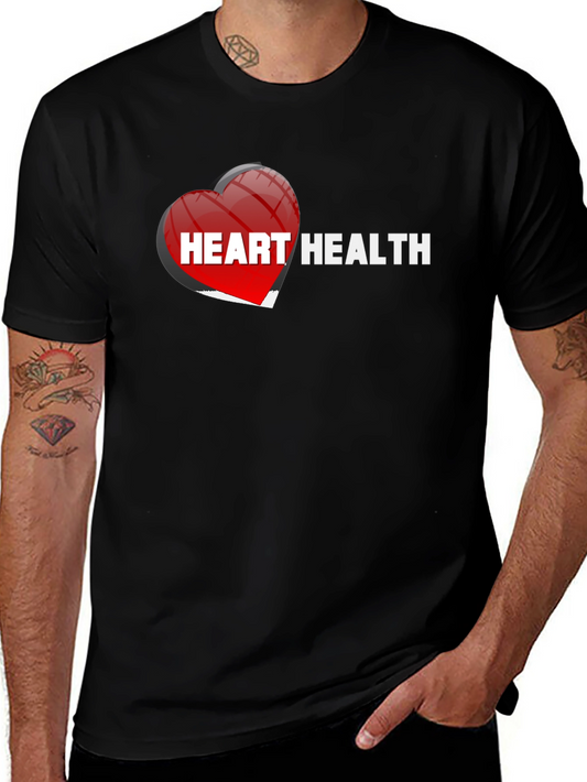 Heart Health Black T-Shirt