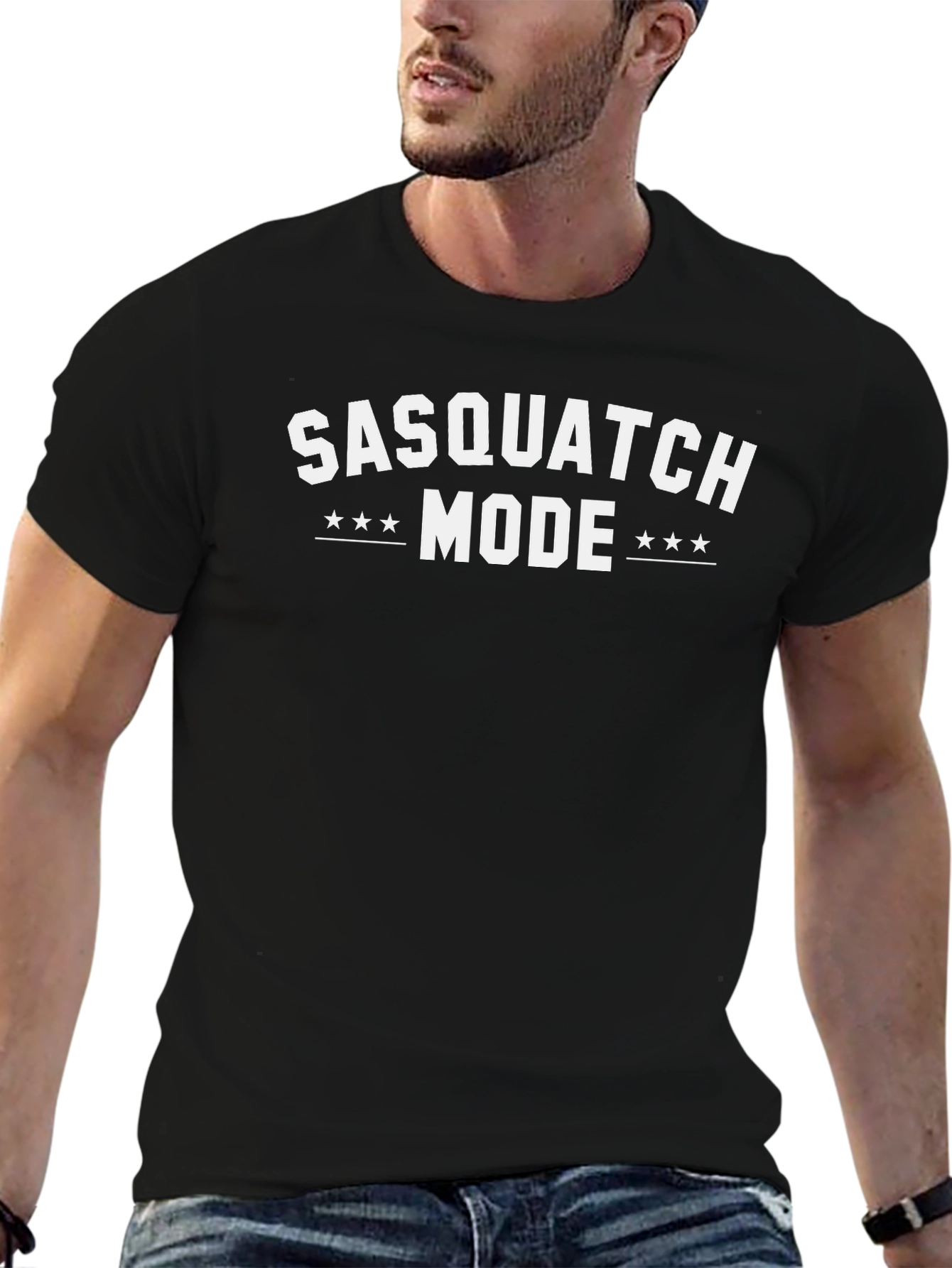 Sasquatch Mode T-Shirt - Funny Bigfoot Graphic Tee