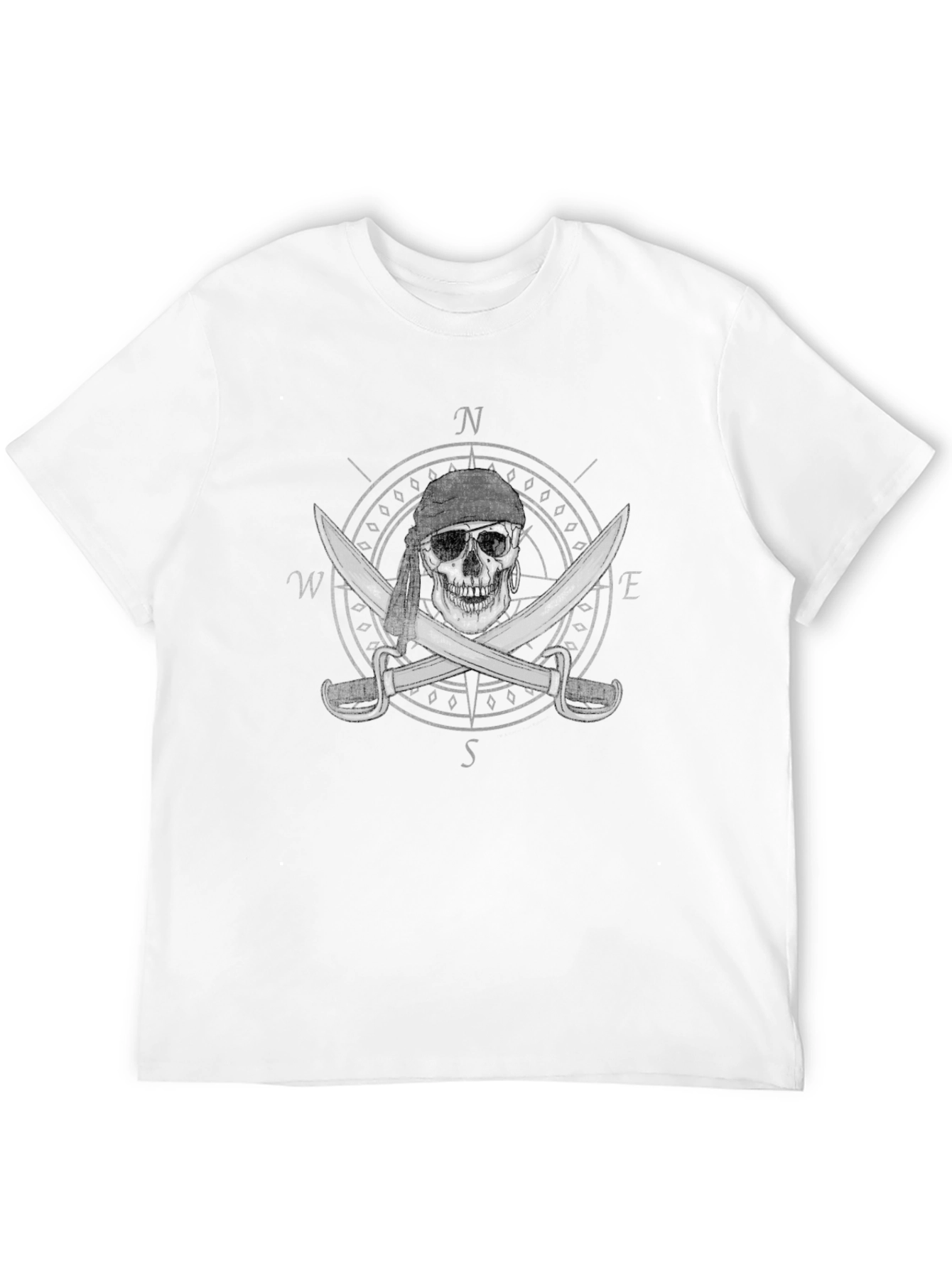Pirate Skull & Swords Graphic T-Shirt