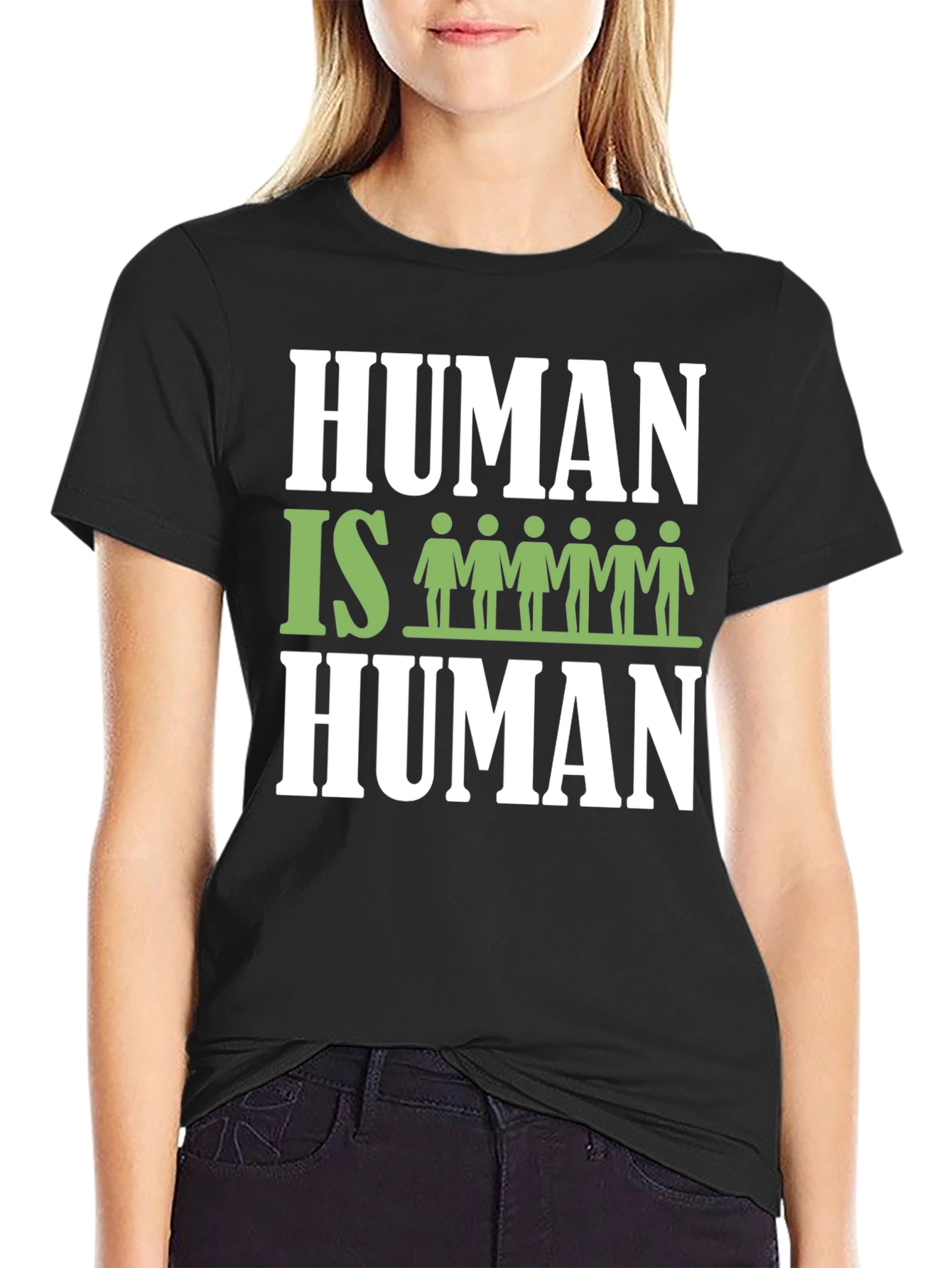 Human Is Human Graphic T-Shirt - Equality Tee