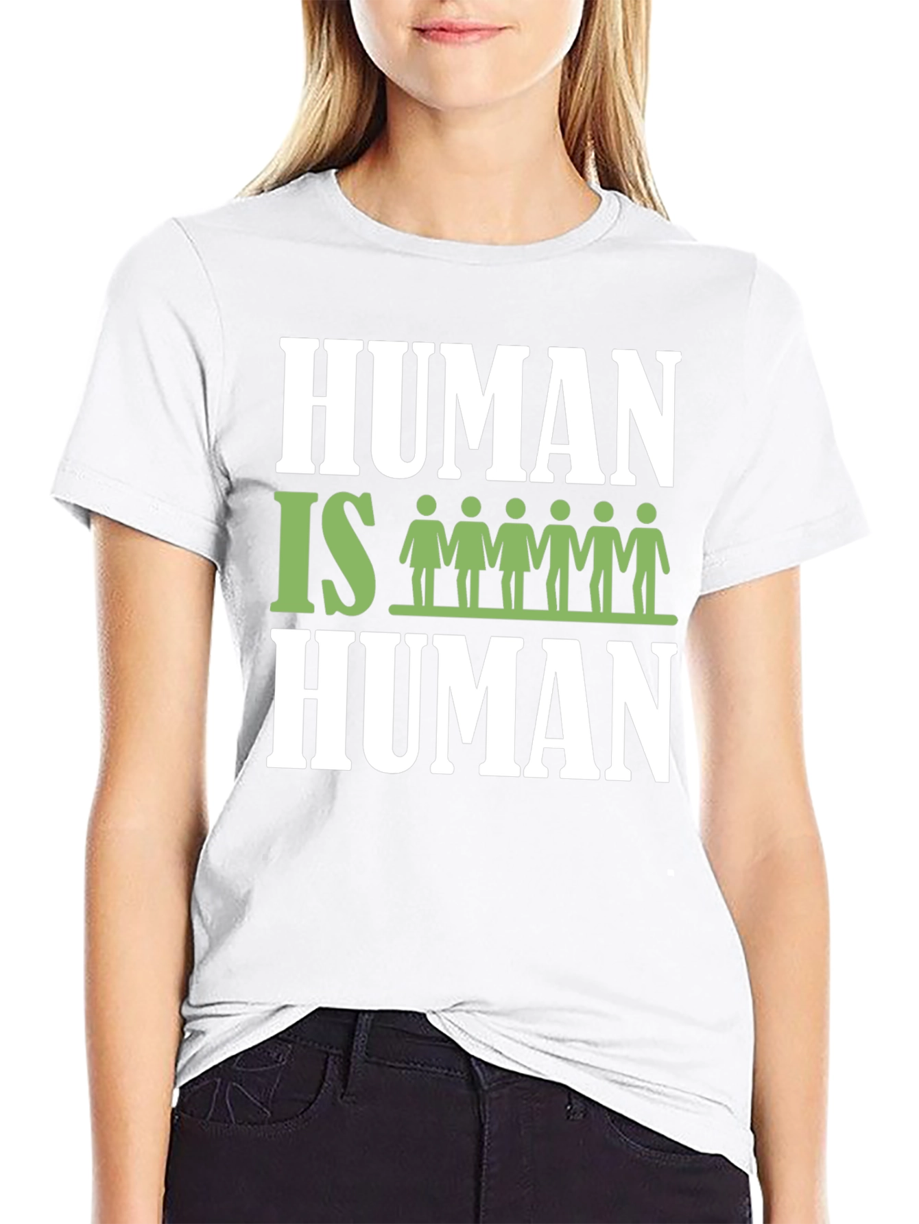 Human Is Human Graphic T-Shirt - Equality Tee