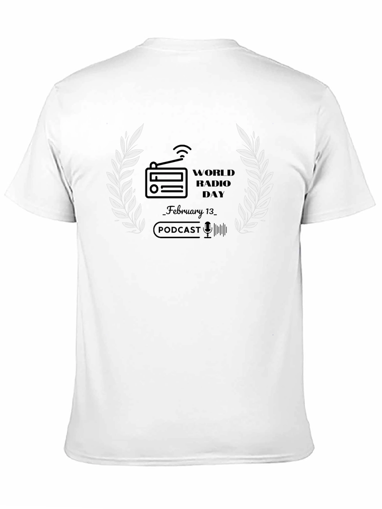 World Radio Day February 13 Podcast T-Shirt