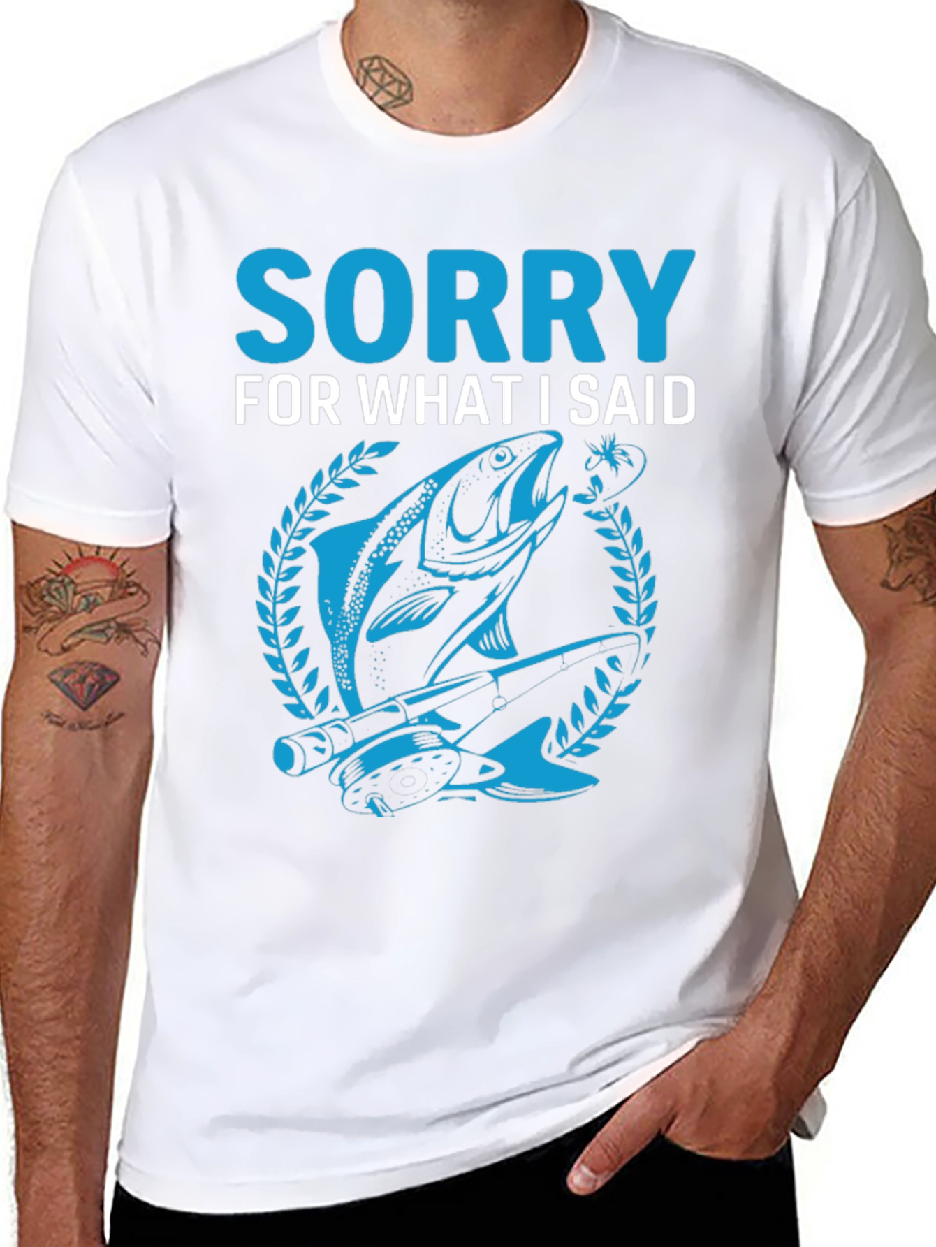 Fishing Apology Graphic Tee
