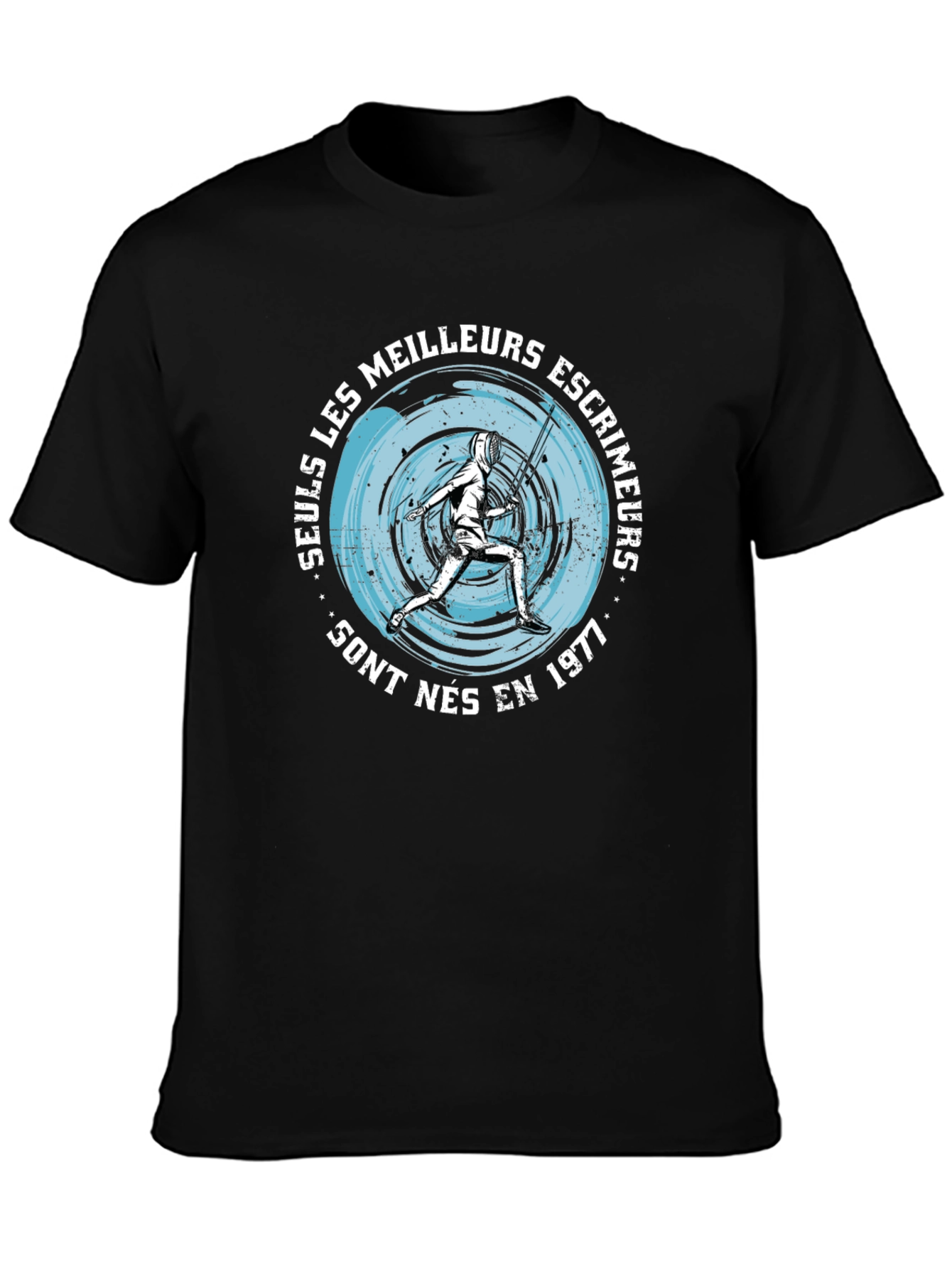 Fencing 1977 T-Shirt - French Design