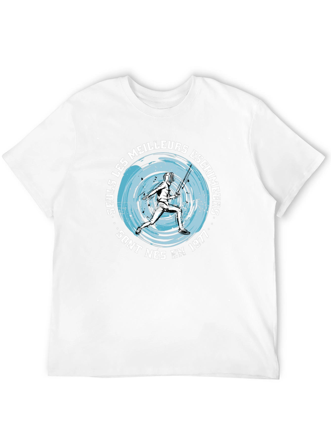 Fencing 1977 T-Shirt - French Design
