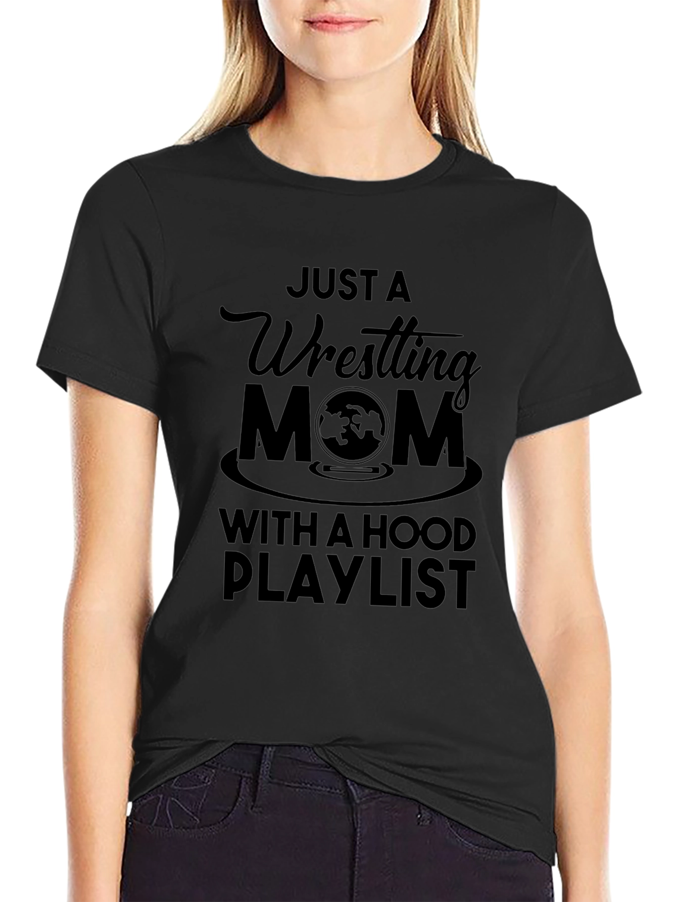 Wrestling Mom T-Shirt - Hood Playlist