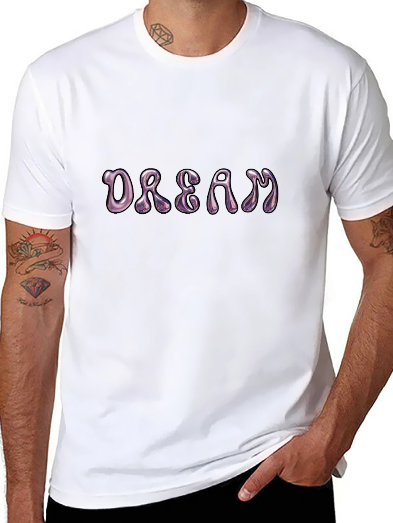 Dream Bubble Letter T-Shirt - Trendy Graphic Tee