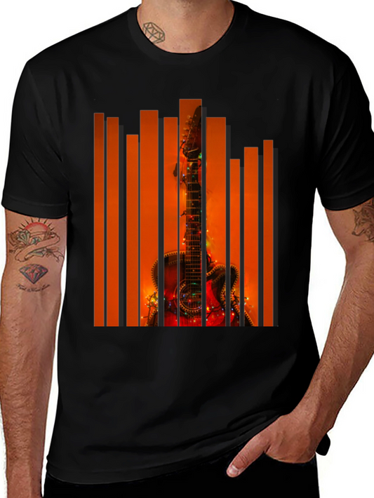 Guitar Graphic T-Shirt - Unique Music Lover Tee