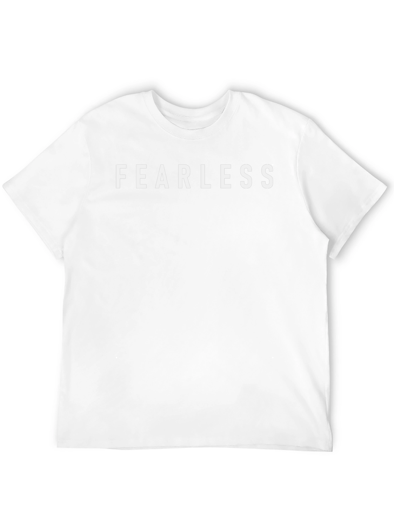Fearless Graphic Tee - Black Cotton Blend