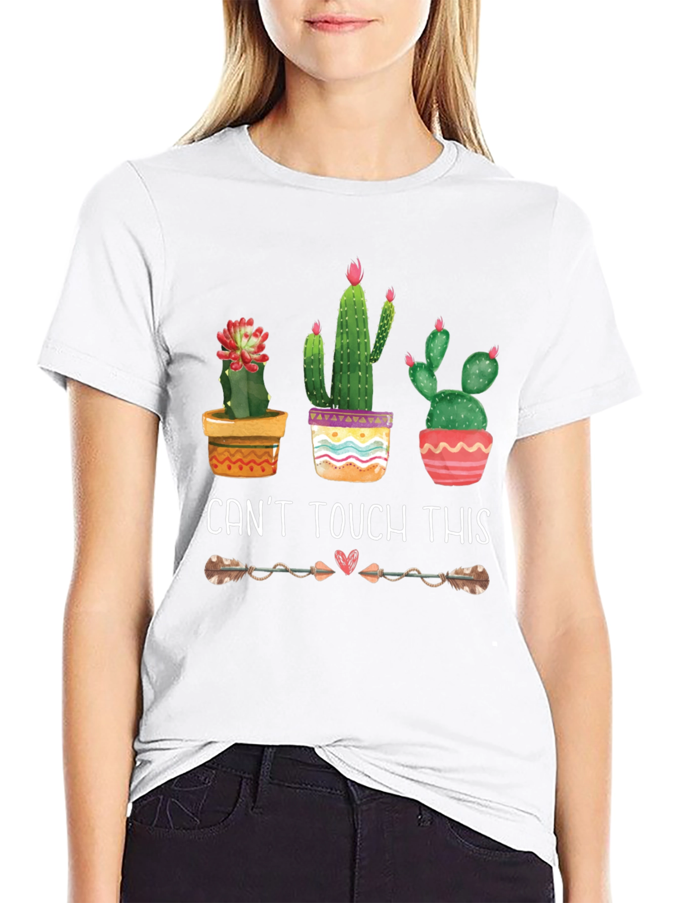Cactus Graphic T-Shirt - Cant Touch This Design