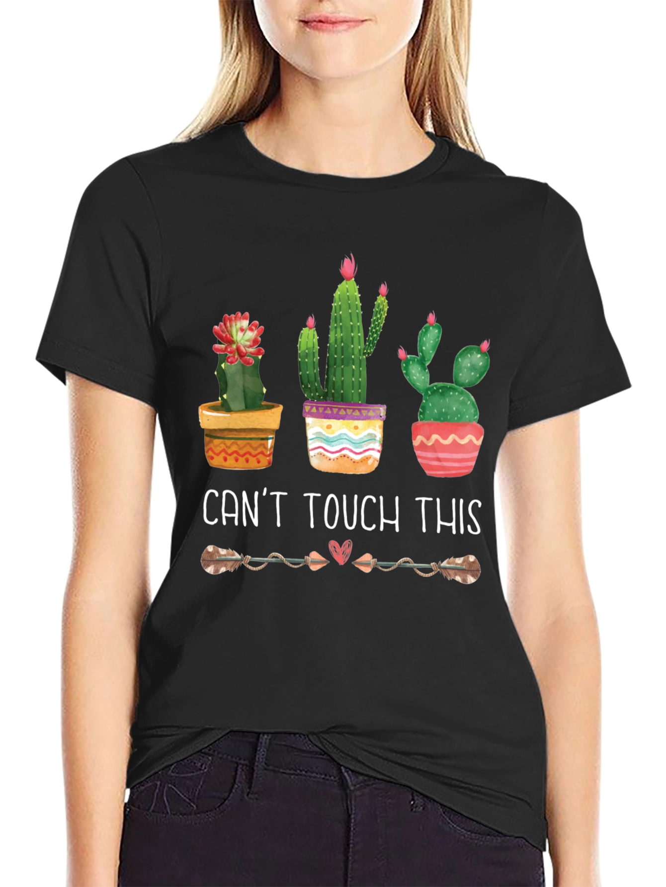 Cactus Graphic T-Shirt - Cant Touch This Design